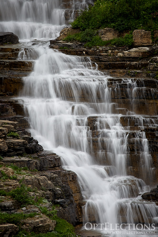 Artistic view of Haystack Creek Falls