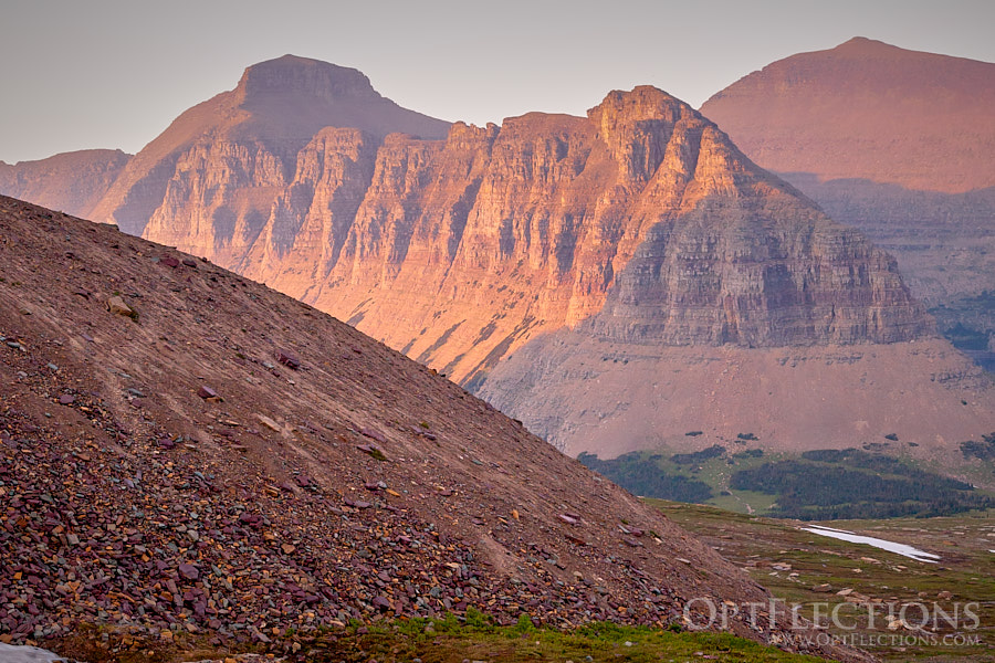 Hidden Lake Trail sunset