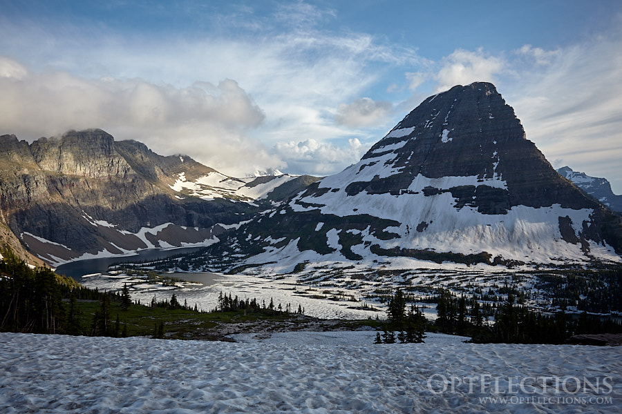 Hidden Lake and Bear Hat Mountain