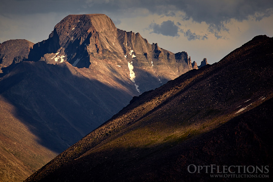Longs Peak summer sunset