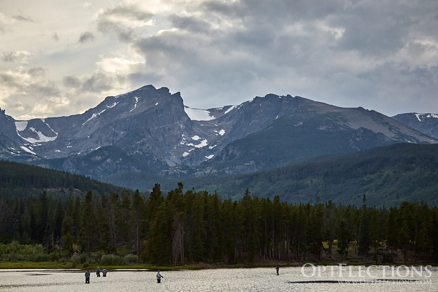 Fishing on Sprague Lake