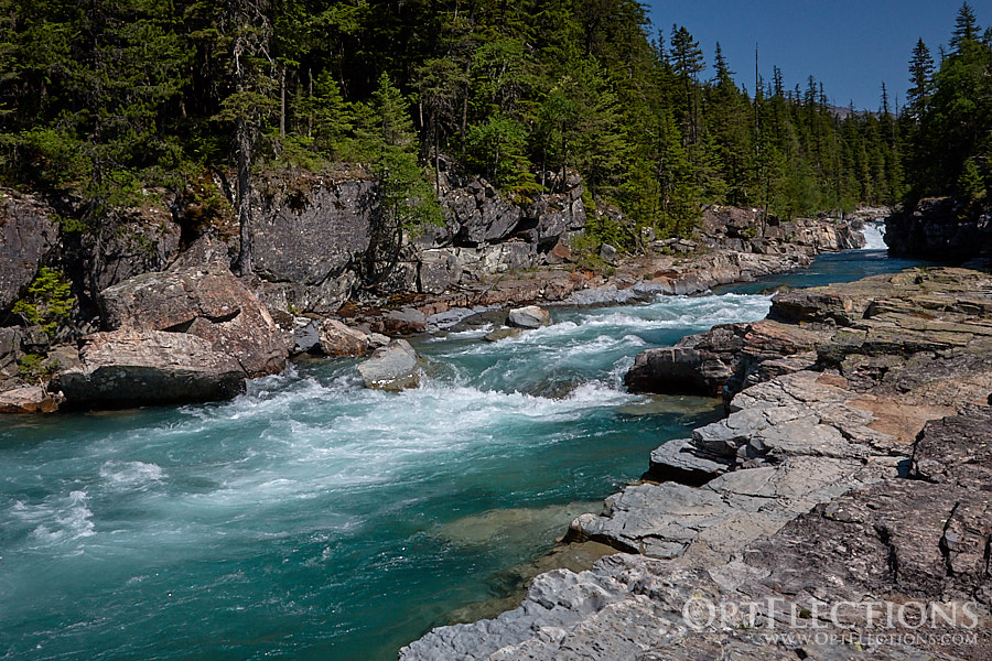 Upper McDonald Creek Falls