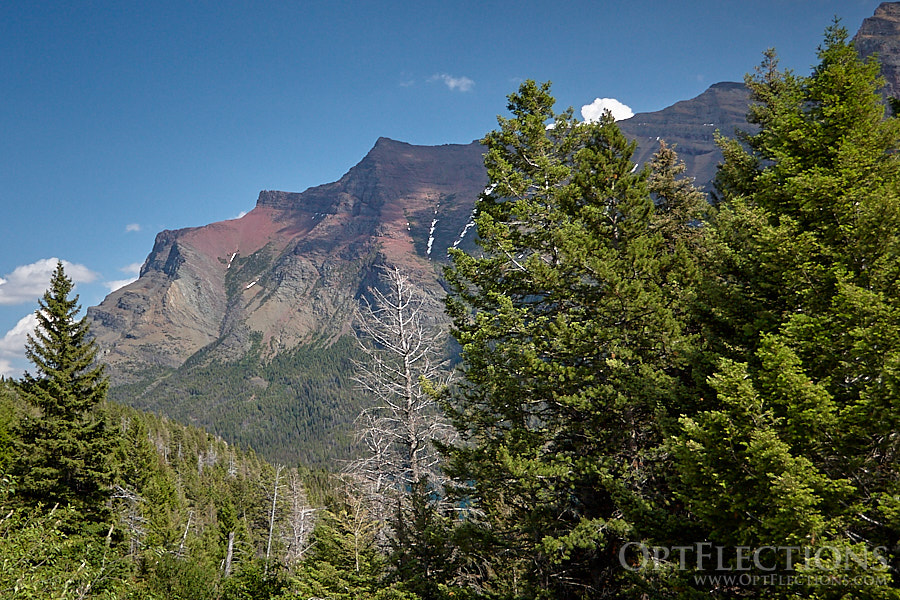 View across St. Mary Lake