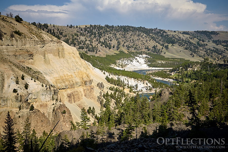 Yellowstone River north of Tower Fall